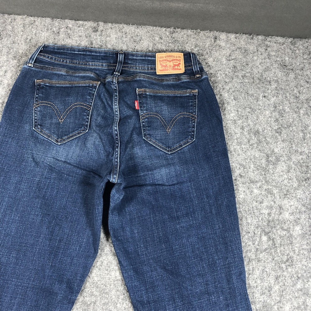 Levi's 529 Curvy Bootcut Jeans Womens 12 Blue Medium Wash Stretch Denim - Picture 14 of 16